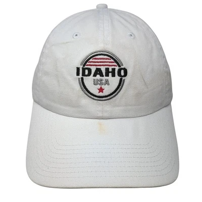 Idaho USA Slideback Baseball Cap White One Size Adjustable Fahrenheit Headwear - Image 1 of 4