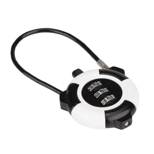 3 Digit Code Combination Suitcase Baggage Metal Password Security Coded Lock FY - Bild 1 von 7