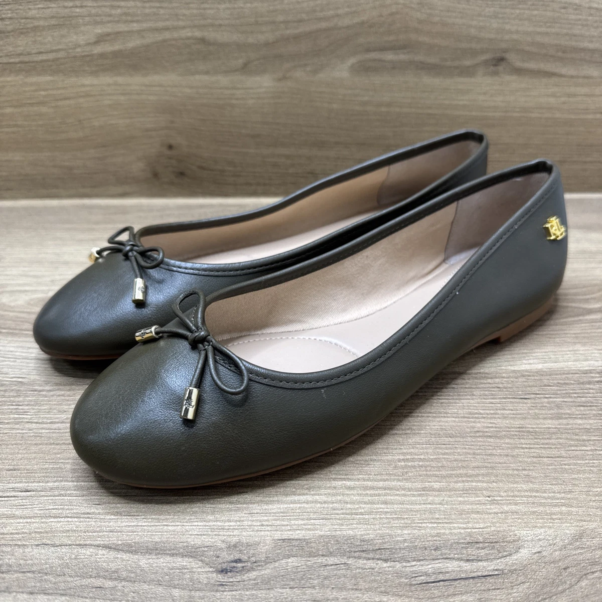 Lauren Ralph Lauren Women's Ballet Flats for Women with Upper