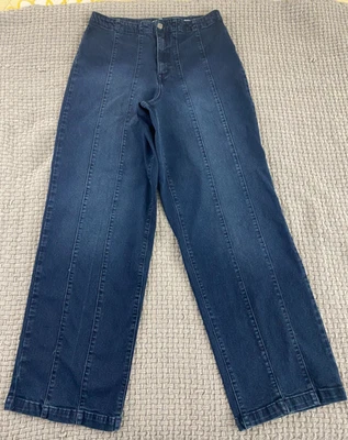 Sophia Vergara Diana Super High Rise Palazzo Womens Jeans Dark Blue Size 14 - Image 1 of 4