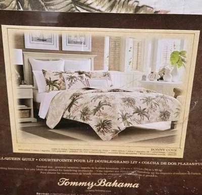 New Tommy Bahama Full/ Queen Set! Quilt & Shams! Bonny Cove!  - Image 1 of 3