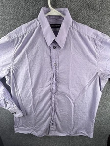 Camisa Dolce & Gabbana Luxury Italia 16,5 (42) Abotonada Púrpura Manga Larga Algodón - Imagen 1 de 16