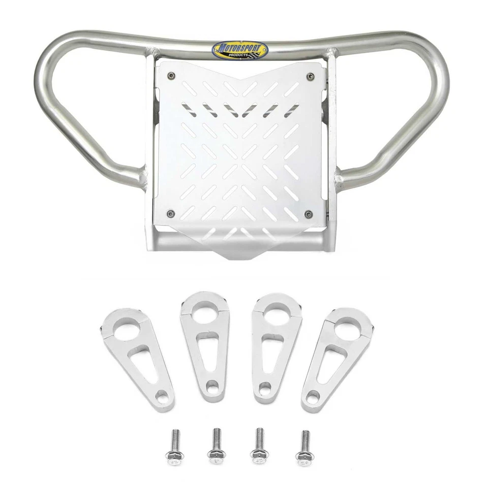 Barra de parachoques delantera Yamaha Raptor 660 plateada Mx Foto 1 de 1