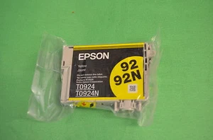 EPSON Stylus Yellow Ink T0924 T0924N 92 92N Vacuum Packed - No Box - Picture 1 of 1