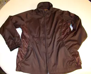 FORRESTER'S OUTERWEAR Windbreaker Jacket Floral Lining Full zip Women Sz M Golf - Picture 1 of 7