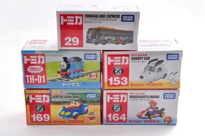TOMICA 29/TH-01/153/164/169 персонаж серии 5 шт. набор бесплатная доставка из Японии - Изображение 1 из 4