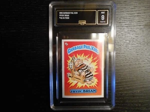 1985/86 Topps GARBAGE PAIL KIDS UK Minis #4a Fryin' Brian GMA 9 ~ PSA (MINT) 💎 - Picture 1 of 2