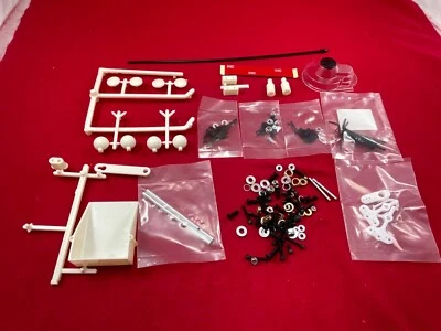 TEAM ASSOCIATED RC10 GREEN EDITION PARTS LOT Screws TOOLS antenna nuts STEERING - Image 1 of 4