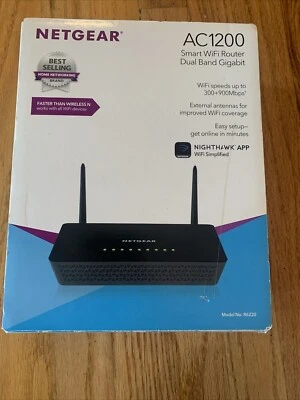 NETGEAR AC1200 Dual Band Smart WiFi Router Fast, ROUTER ONLY, NO CABLES. - Image 1 of 2