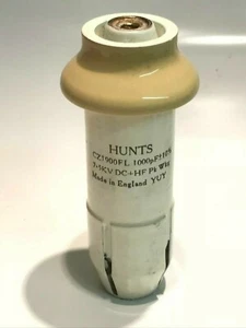 1000PF 7.5KV VINTAGE HUNTS RF RADIO TRANSMITTER DOOR KNOB CAPACITOR bsa4dd - Picture 1 of 4