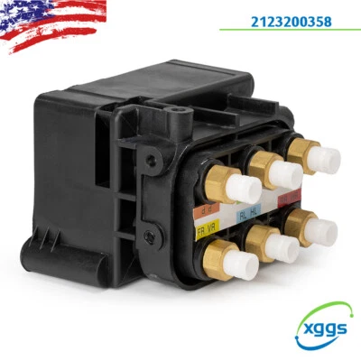Bloque solenoide de válvula de suspensión neumática para Mercedes-Benz W212 W221 W251 2123200358 Foto 1 de 4