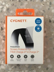 Cygnett Protector For Shield Fitbit Charge 4 & 3 Screen Protector Twin Pack New - Picture 1 of 2