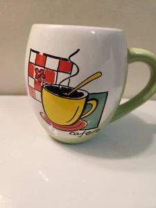 Taza/taza de café café verde interior "usada" - Imagen 1 de 4