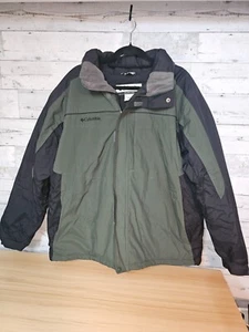 COLUMBIA WINTER WASSERDICHTE JACKE - GR. XL - OLIVGRÜN UND SCHWARZ - MIT KAPUZE - Bild 1 von 10