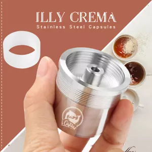 i Cafilas reutilizable Illy IperEspresso crema café cápsula filtro manipulación conjunto - Imagen 1 de 19