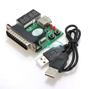 4-Digit Laptop PC Motherboard USB & PCI Analyser Diagnostic Card Tester