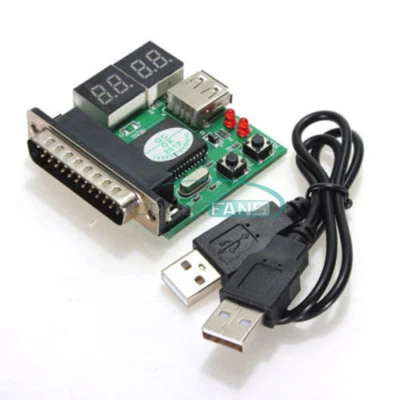 4-Digit Laptop PC Motherboard USB & PCI Analyser Diagnostic Card Tester - Bild 1 von 4
