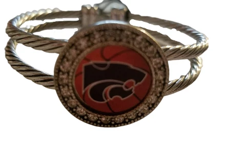 Kansas State Wildcats Basketball Cuff Bracelet Cover