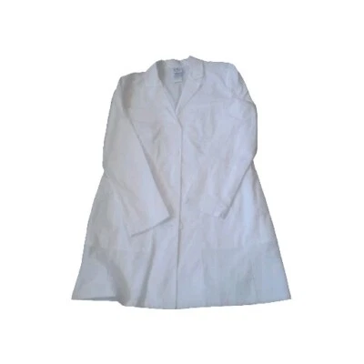 Cherokee Project Lab Men's Size Small  Modern Fit White Long Lab Coat - CK412 - Image 1 of 4
