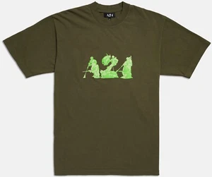 A24 Civil War Puff Print Logo T-shirt Alex Garland Movie Promo XL New Sealed - Picture 1 of 7