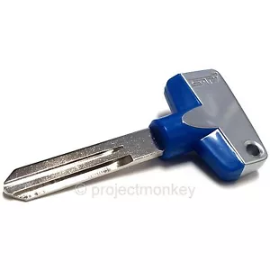 STi Key Blank Titanium OEM Subaru Baja Forester Impreza Legacy Outback Genuine - Picture 1 of 1