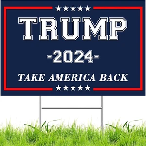 Trump Yard Signs 2024,18x12In Double-Sided 18x12In, 2 - Picture 1 of 1