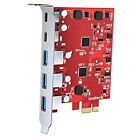  PCIe to USB 3.2 Gen 2 Extension Card with 5 Ports 8 Gbps Bandwidth,No 