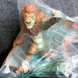McDonald's Sansone Leone e Tartaruga Disney Figure 5" Toys The Wild Happy Meal 2006 - Foto 1 di 4