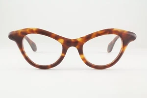 Very Rare Authentic Theo mille+07 8 43mm Matte Tortoise Frames Glasses Belgium - Picture 1 of 6