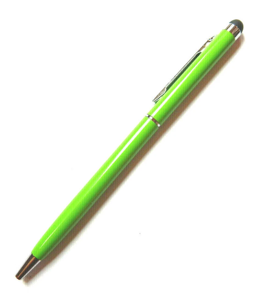 Stylus Pen 2in1 Touch Screen Ballpoint for iPhone iPad Samsung Tablet Universal - Image 1 of 2
