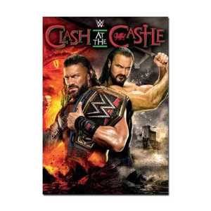 WWE Clash At The Castle Event Poster | Official WWE Wall Art A4 A3 - Picture 1 of 5