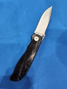 Sarge Knives SK-80BK Black Liner Lock Folding Pocket Knife - Picture 1 of 2