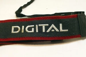 Canon Digital Red-Gray-Silver Logo Camera Neck Strap - genuine original OEM - Picture 1 of 6