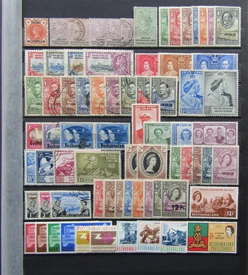 BECHUANALANDIA - COLECCIÓN VINTAGE COMO NUEVA/USADA EN HOJA DE STOCK GRANDE Foto 1 de 3