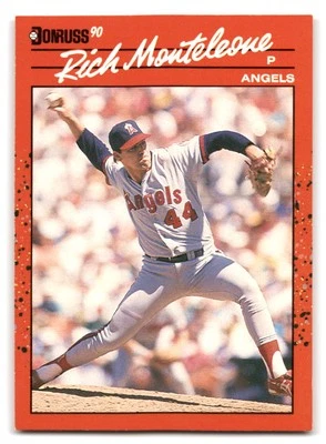 Rich Monteleone 1990 Donruss Baseball #462 California Angels - Image 1 of 2