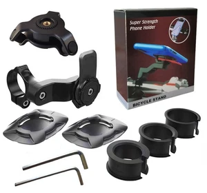 Quad Lock Out Front Bike Twist Mountain Cradle Geräteset Fahrrad Telefon Rack - Bild 1 von 8