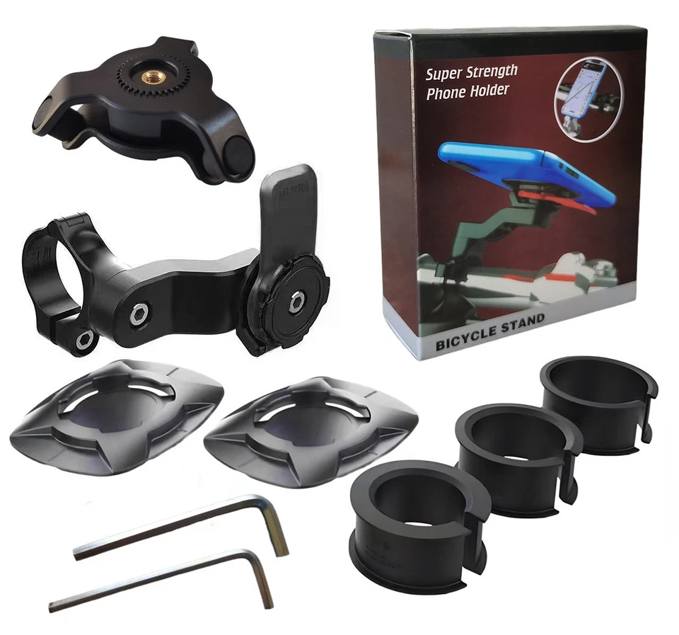 Quad Lock Out Front Bike Twist Mountain Cradle Geräteset Fahrrad Telefon Rack - Bild 1 von 4