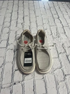 NWT!! Women’s Hey Dude Wendy Chambray Woven Slip On Shoes Size US 10/EURO 41 - Picture 1 of 13