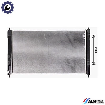 RADIATOR ENGINE COOLING MT2276 FOR MITSUBISHI GALANT/FORTIS/VIII LANCER/EX 1.6L - Image 1 of 4