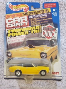 Hot Wheels - Car Craft Editor's Choice - Yellow 1970 Chevelle SS - on Card - Picture 1 of 2