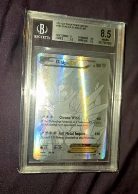Dialga EX (122 Secret Rare) 122/119 XY - Phantom Forces Holo BGS 8.5 - Image 1 of 2