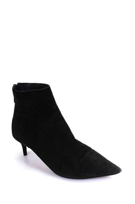 Alexandre Birman Mujer Punta Stiletto Botines Negro Gamuza Talla 36.5 6.5 Foto 1 de 4