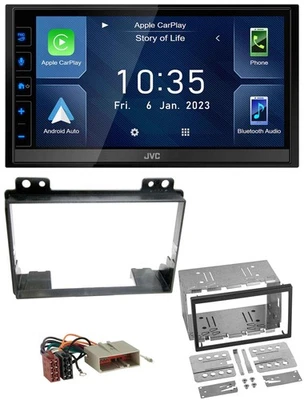 JVC DAB Bluetooth MP3 USB 2DIN Autoradio für Ford Fiesta 03-05 Fusion 02-05 - Bild 1 von 4