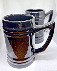 Back Lewis Bros, Trenton, NJ. Ceramic 24oz. Beer Stein Mug (Set of 2) - Picture 1 of 6