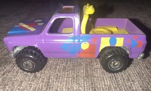 Camioneta pickup Hot Wheels 1979 vintage púrpura amarillo rojo azul de colección - Imagen 1 de 5