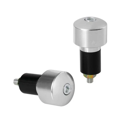 2X STABILIZZATORI MANUBRIO MOTO UNIVERSALI CONTRAPPESI BILANCIERI IN ALLUMINIO - Immagine 1 di 4