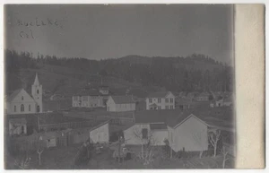 1910 Blue Lake, California - FOTO REAL Pequeña ciudad, postal del condado de Humboldt - Imagen 1 de 2