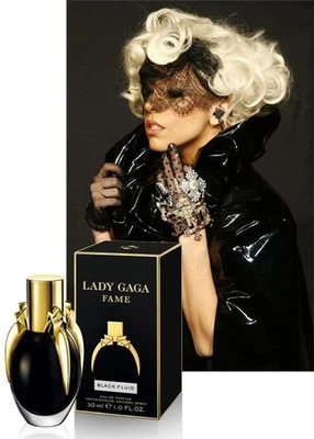 LADY GAGA FAME EDP SPRAY PERFUME LÍQUIDO NEGRO 1 FL OZ 30 ML sellado raro de Japón Foto 1 de 3