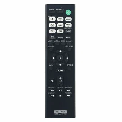 New RMT-AA401U For Sony AV System Remote Control RMTAA401U STR-DH590 STRDH590 - Image 1 of 4