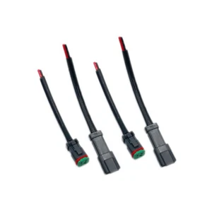 4x Heavy Duty Deutsch DT DTP Male/Female Adapters Connectors Pigtails Wiring sq - Picture 1 of 4